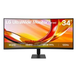 LG 34U601B-B écran PC 86,4 cm (34") 3440 x 1440 pixels Dual WQHD LCD Noir