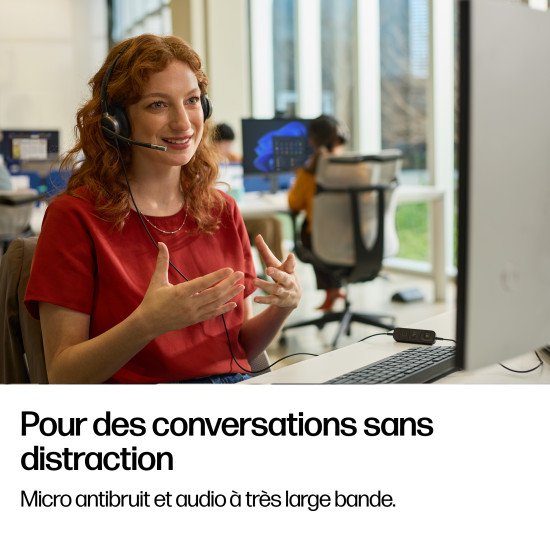 HP Poly Micro-casque filaire USB monaural Mission 615