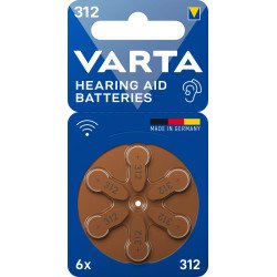 Varta 312 Batterie à usage unique PR41 Zinc-Air