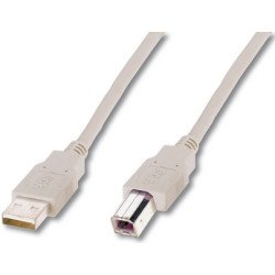 ASSMANN Electronic AK-300102-018-E câble USB 1,8 m 2.0 USB A USB B Beige ASSMANN Electronic AK-300102-018-E câble USB 1,8 m 2.0 USB A USB B Beige
