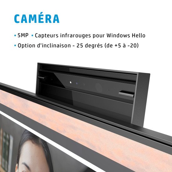 HP E24mv G4 écran PC 60,5 cm (23.8") 1920 x 1080 pixels Full HD Noir, Argent