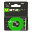GP Batteries ReCyko Pro GPRCP200AA167C4 pile domestique Batterie rechargeable AA Hybrides nickel-métal (NiMH)