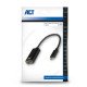 ACT AC7305 câble vidéo et adaptateur 0,15 m USB Type-C HDMI Type A (Standard) Noir