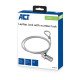 ACT AC9015 câble antivol Argent 1,5 m