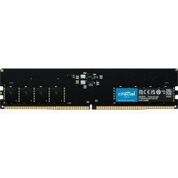 Crucial CT16G48C40U5 module de mémoire 16 Go 1 x 16 Go DDR5 4800 MHz ECC Crucial CT16G48C40U5 module de mémoire 16 Go 1 x 16 Go DDR5 4800 MHz ECC