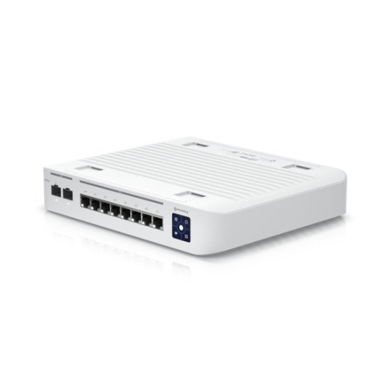 Ubiquiti Networks UniFi Enterprise 8 PoE Géré L3 2.5G Ethernet (100/1000/2500) Connexion Ethernet, supportant l'alimentation via ce port (PoE) Acier inoxydable