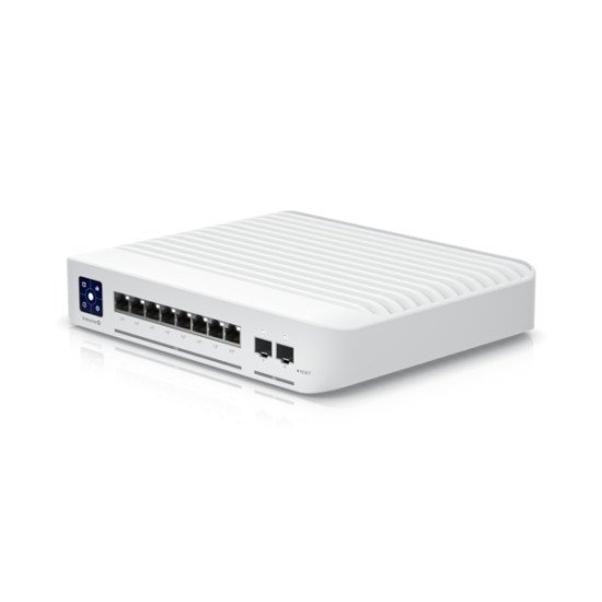 Ubiquiti Networks UniFi Enterprise 8 PoE Géré L3 2.5G Ethernet (100/1000/2500) Connexion Ethernet, supportant l'alimentation via ce port (PoE) Acier inoxydable