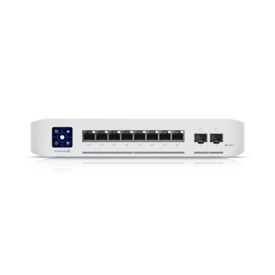 Ubiquiti Networks UniFi Enterprise 8 PoE Géré L3 2.5G Ethernet (100/1000/2500) Connexion Ethernet, supportant l'alimentation via ce port (PoE) Acier inoxydable