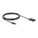 ACT AC7315 câble vidéo et adaptateur 2 m USB Type-C HDMI Type A (Standard) Noir