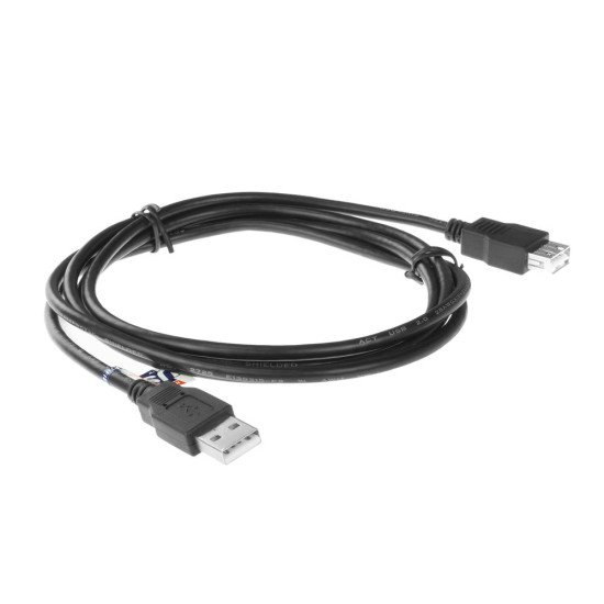 ACT AC3040 câble USB 1,8 m USB 2.0 USB A Noir