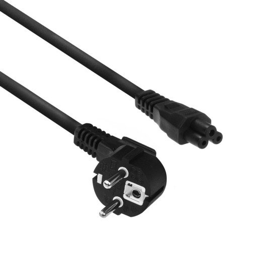 ACT AC3310 câble électrique Noir 2 m CEE7/7 Coupleur C5