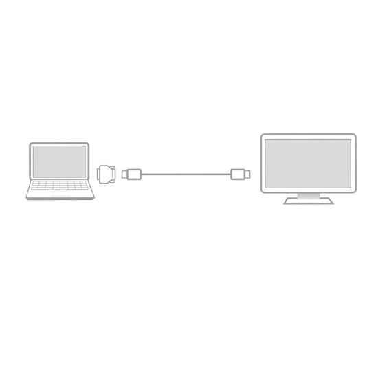 ACT AC7565 câble vidéo et adaptateur DVI-D HDMI Type A (Standard) Noir