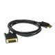 ACT AC7505 câble vidéo et adaptateur 1,8 m DisplayPort DVI Noir