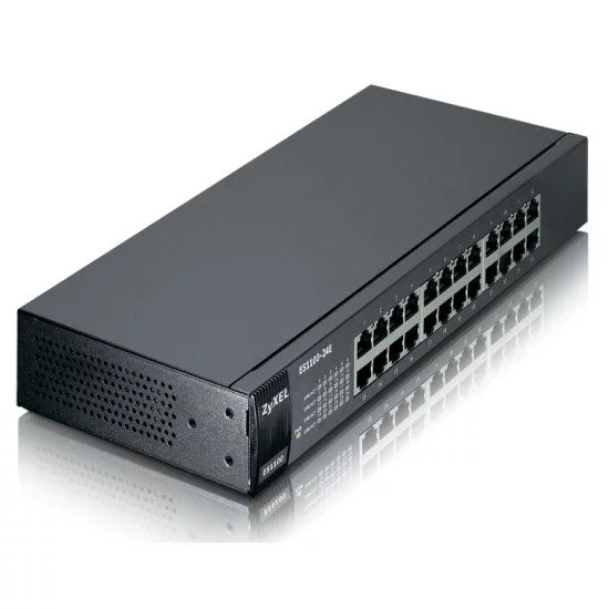 Zyxel ES1100-24E Non-géré Noir Zyxel ES1100-24E Non-géré Noir