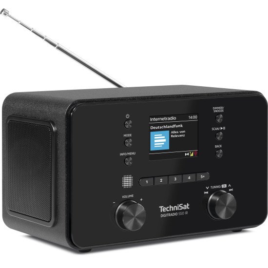 TechniSat Digitradio 550 IR Personnel Numérique Noir