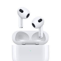Apple AirPods (3rd generation) AirPods Casque Sans fil Ecouteurs Appels/Musique Bluetooth Blanc Apple AirPods (3rd generation) AirPods Casque Sans fil Ecouteurs Appels/Musique Bluetooth Blanc