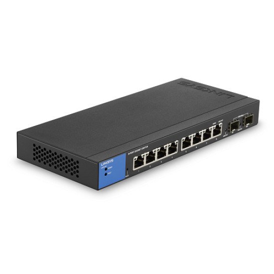 Linksys LGS310C Géré Gigabit Ethernet (10/100/1000) Noir