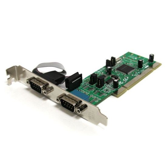 StarTech.com Carte PCI avec 2 Ports DB-9 RS422/485 - Adaptateur Série - UART 161050