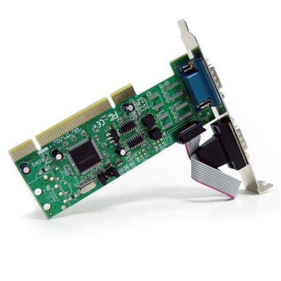 StarTech.com Carte PCI avec 2 Ports DB-9 RS422/485 - Adaptateur Série - UART 161050