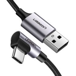Ugreen 50940 câble USB 5 m USB 2.0 USB A USB C Noir, Argent Ugreen 50940 câble USB 5 m USB 2.0 USB A USB C Noir, Argent