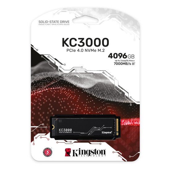 Kingston Technology KC3000 M.2 4096 Go PCI Express 4.0 3D TLC NVMe