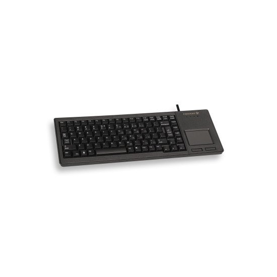 CHERRY XS G84-5500 TOUCHPAD KEYBOARD Clavier filaire miniature, touchpad, USB, noir, AZERTY - FR