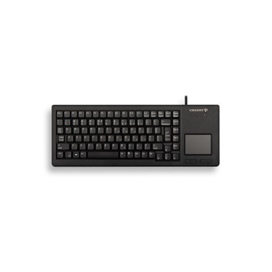 CHERRY XS G84-5500 TOUCHPAD KEYBOARD Clavier filaire miniature, touchpad, USB, noir, AZERTY - FR