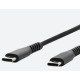 Mobilis 001342 câble USB 1 m USB C Noir