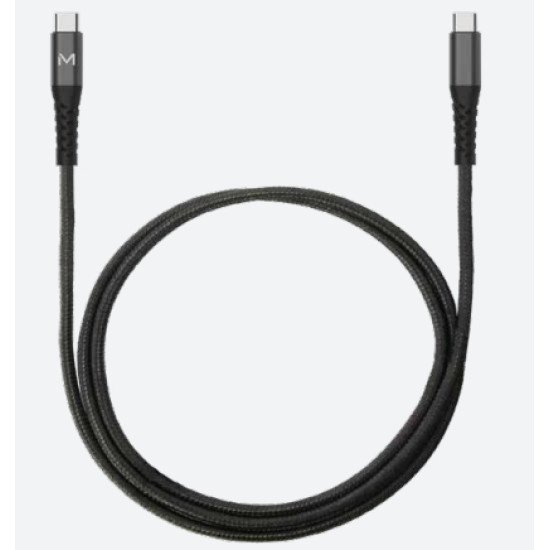 Mobilis 001342 câble USB 1 m USB C Noir
