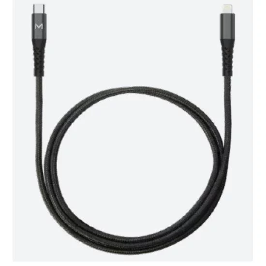Mobilis 001343 câble Lightning 1 m Noir Mobilis 001343 câble Lightning 1 m Noir