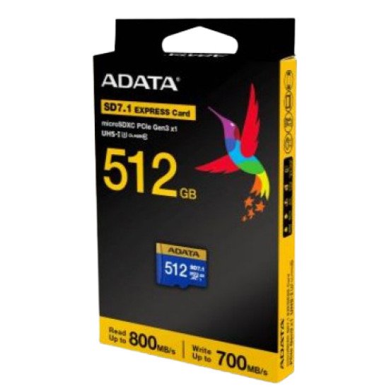 ADATA UD512GEX3L1-C mémoire flash 512 Go MicroSDXC UHS-II ADATA UD512GEX3L1-C mémoire flash 512 Go MicroSDXC UHS-II