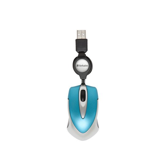 Verbatim Go Mini souris Ambidextre USB Type-A Optique 1000 DPI