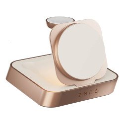 ZENS ZEDC28W/00 chargeur d'appareils mobiles Écouteurs, Smartphone, Smartwatch Cuivre Secteur Recharge sans fil Charge rapide Intérieure