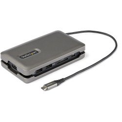 StarTech.com "Adaptateur Multiport USB-C 6 en 1 - USB Type-C vers 4K 60Hz HDMI 2.0 - 100W Power Delivery Pass-trough - SD/Micro SD - Hub Convertisseur Compatible Win/Mac/Linux - Mini Dock USB-C - Câble de 25cm " StarTech.com "Adaptateur Multiport USB-C 6 en 1 - USB Type-C vers 4K 60Hz HDMI 2.0 - 100W Power Delivery Pass-trough - SD/Micro SD - Hub Convertisseur Compatible Win/Mac/Linux - Mini Dock USB-C - Câble de 25cm "