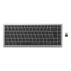 Kensington K75409WW clavier maison/bureau RF sans fil + Bluetooth QWERTY Gris