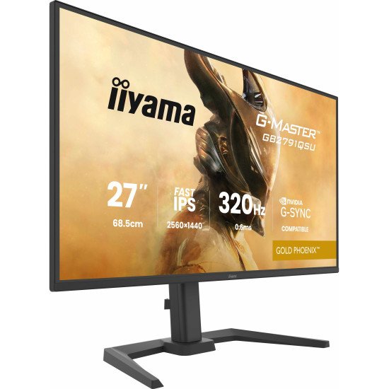 iiyama G-MASTER GB2791QSU-B1 écran PC 68,6 cm (27") 2560 x 1440 pixels Wide Quad HD Noir