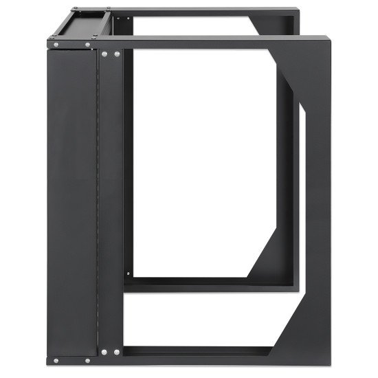 Intellinet Rack réseau mural ouvert 19", 9U, cadre pivotant frontal, montage 2 montants, profondeur 450 mm, livré à plat, noir RAL 9004