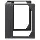 Intellinet Rack réseau mural ouvert 19", 9U, cadre pivotant frontal, montage 2 montants, profondeur 450 mm, livré à plat, noir RAL 9004