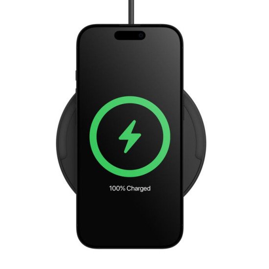 Belkin WIA012HQBK chargeur d'appareils mobiles Smartphone Noir Secteur Recharge sans fil Charge rapide Intérieure