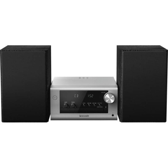 Panasonic SC-PM704EG-S ensemble audio pour la maison Système micro audio domestique 80 W Noir, Argent