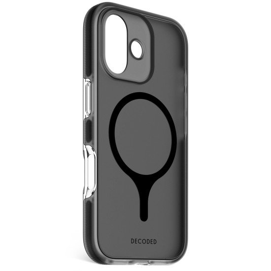 Decoded D26IPO17BCT2FK coque de protection pour téléphones portables 16 cm (6.3") Housse Transparent, Noir