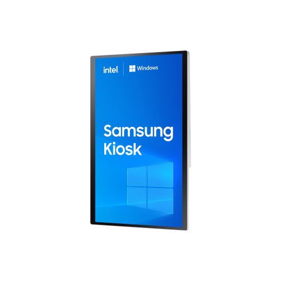 Samsung KM24C-C En forme de kiosk 61 cm (24") LED 250 cd/m² Full HD Blanc Écran tactile Intégré dans le processeur Windows 10 IoT Enterprise 16/7