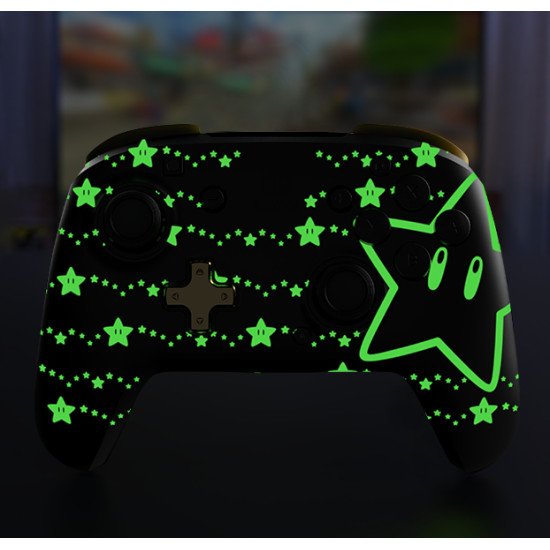 PDP REMATCH GLOW Noir, Jaune Manette de jeu Analogique/Numérique Nintendo Switch, Nintendo Switch OLED PDP REMATCH GLOW Noir, Jaune Manette de jeu Analogique/Numérique Nintendo Switch, Nintendo Switch OLED