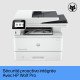 HP LaserJet Pro Imprimante MFP 4102dw, Noir et blanc, Imprimante pour Petites/moyennes entreprises, Impression, copie, numérisation, Sans fil; Éligibilité Instant Ink; Imprimer depuis un téléphone ou une tablette; Chargeur automatique de documents; Impres