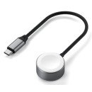 Satechi ST-QCAWM chargeur d'appareils mobiles Smartwatch Blanc, Gris USB Recharge sans fil Intérieure