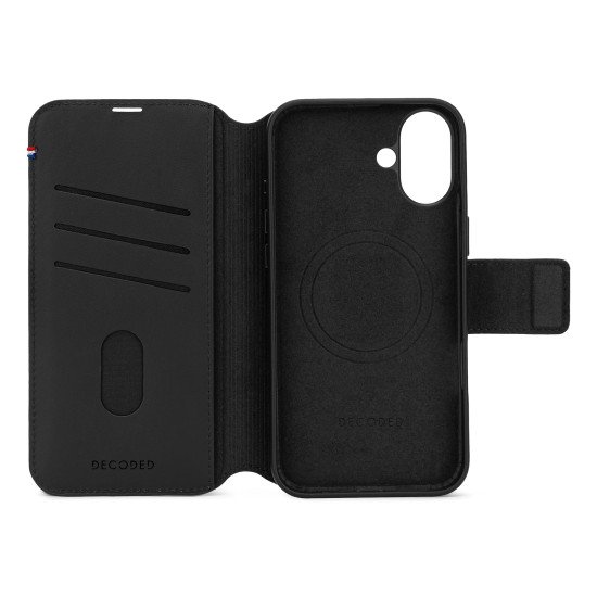 Decoded Leather Detachable Wallet coque de protection pour téléphones portables 15,5 cm (6.1") Étui avec portefeuille Noir
