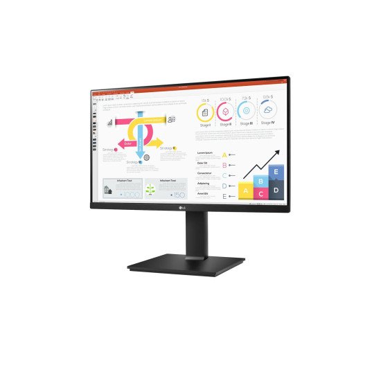 LG 24QP750P-B écran PC 60,5 cm (23.8") 2560 x 1440 pixels Quad HD LED Noir