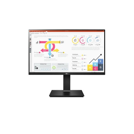 LG 24QP750P-B écran PC 60,5 cm (23.8") 2560 x 1440 pixels Quad HD LED Noir