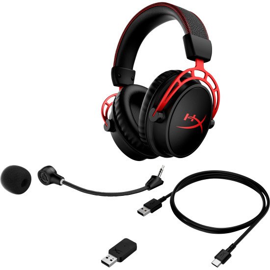 HyperX Casque gaming sans fil Cloud Alpha (noir-rouge)