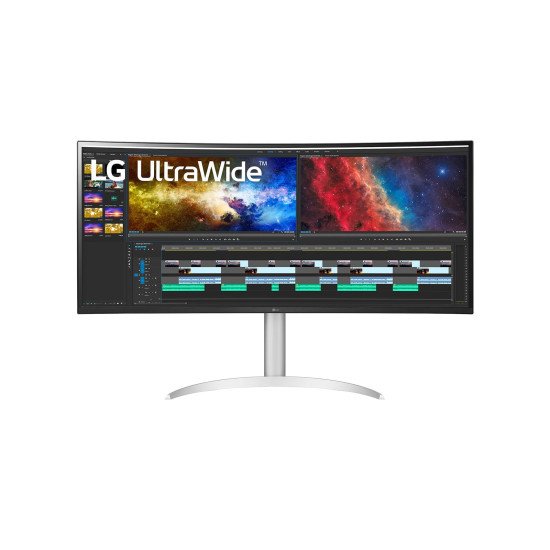 LG 38BQ85C-W écran PC 95,2 cm (37.5") 3840 x 1600 pixels Quad HD+ Blanc